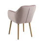 Kėdė Emilia, šviesiai rožinė цена и информация | Virtuvės ir valgomojo kėdės | pigu.lt