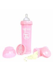 Бутылка Twistshake Anti-Colic, 330 мл, pastel pink цена и информация | Бутылочки и аксессуары | pigu.lt