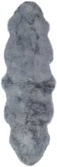 Narma avies kailio kilimas Merino, grey, 100x180 cm kaina ir informacija | Kilimai | pigu.lt