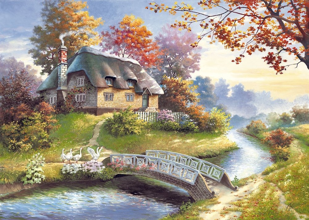Dėlionė Castorland Puzzle Cottage, 1500 d. цена и информация | Dėlionės (puzzle) | pigu.lt