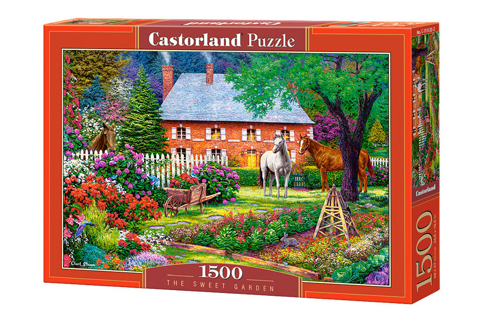 Dėlionė "The sweet garden" Castorland, 1500 det. kaina ir informacija | Dėlionės (puzzle) | pigu.lt