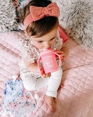 Neišsiliejantis puodelis su rankenėlėmis Twistshake Mini Cup, 230 ml, 4 mėn., pastel pink kaina ir informacija | Buteliukai kūdikiams ir jų priedai | pigu.lt