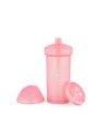 Neišsiliejantis puodelis Twistshake Kid Cup, 360 ml, 12 mėn., pastel pink