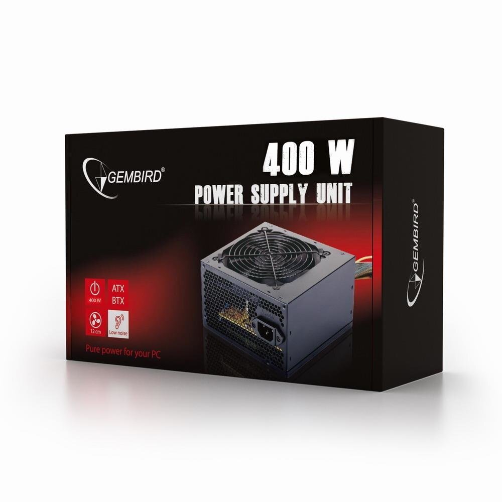 Gembird BlackBoxPower 400W (CCC-PSU-BBP-400) kaina ir informacija | Maitinimo šaltiniai (PSU) | pigu.lt