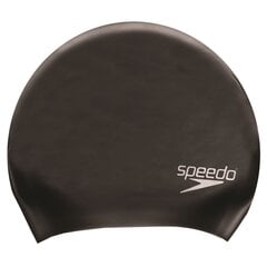 Шапочка для плаванья Speedo Long Hair, черная цена и информация | Speedo Спорт, досуг, туризм | pigu.lt