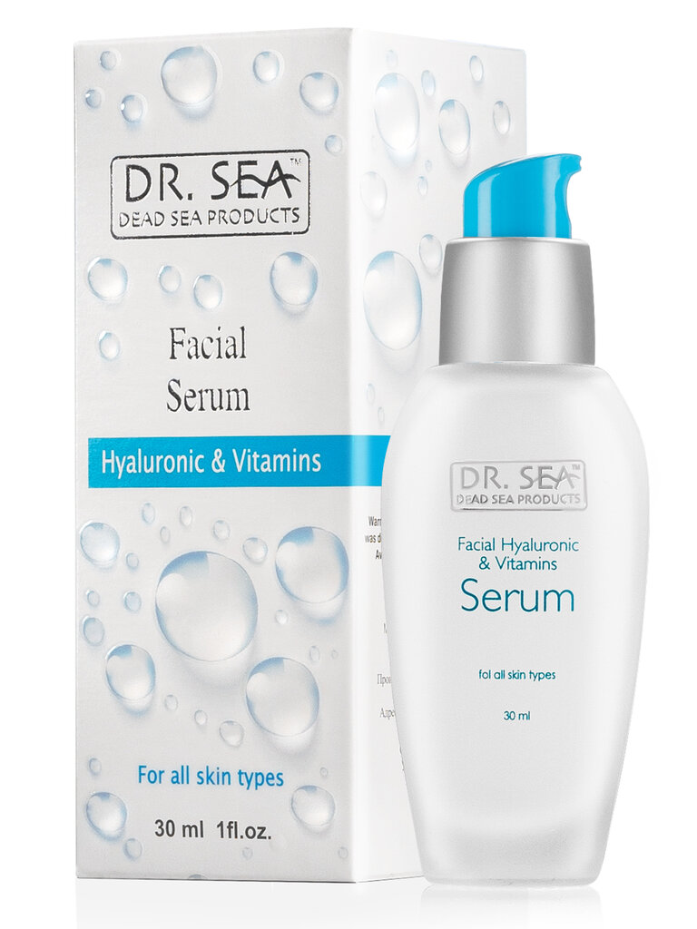 Serumas veidui su hialuronu Dr. Sea Hyaluronic & Vitamins 30 ml kaina ir informacija | Veido aliejai, serumai | pigu.lt