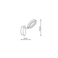 Light Prestige šviestuvas CARRARA 1 kaina ir informacija | Sieniniai šviestuvai | pigu.lt