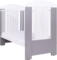 Drewex детская кровать Täheke, цвет : серебристо-белый цена и информация | Детские кроватки | pigu.lt