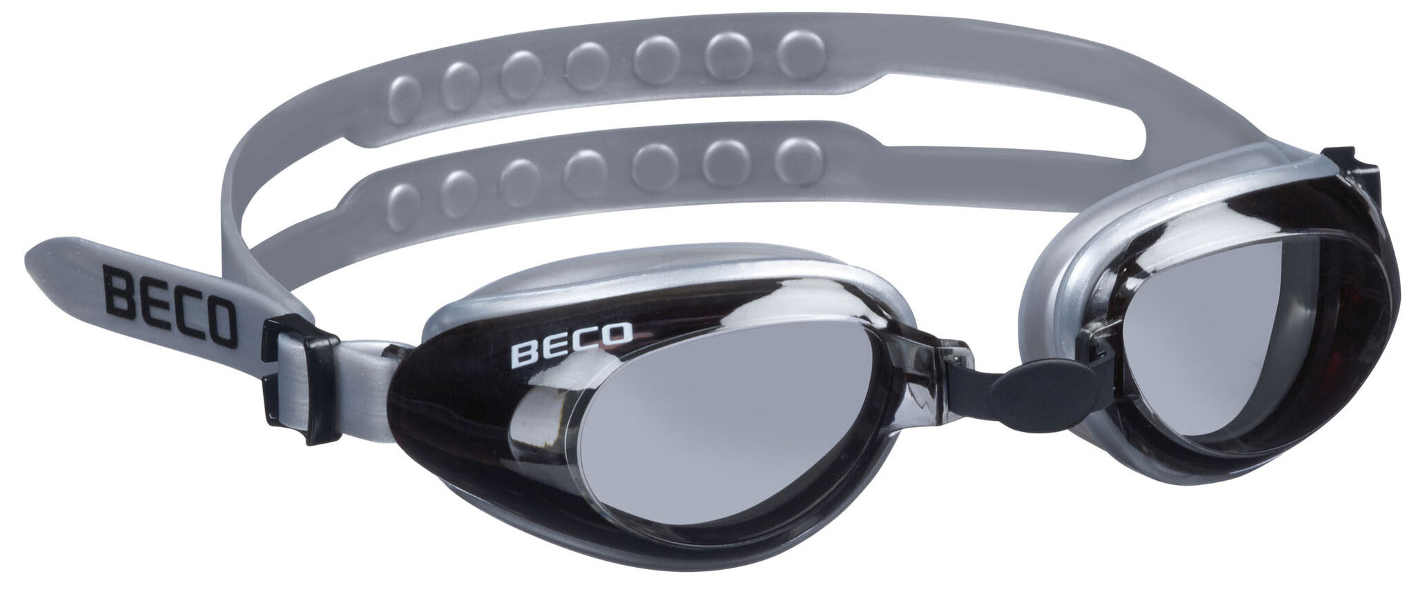 Plaukimo akiniai BECO Training, juodi/pilki kaina ir informacija | Plaukimo akiniai | pigu.lt