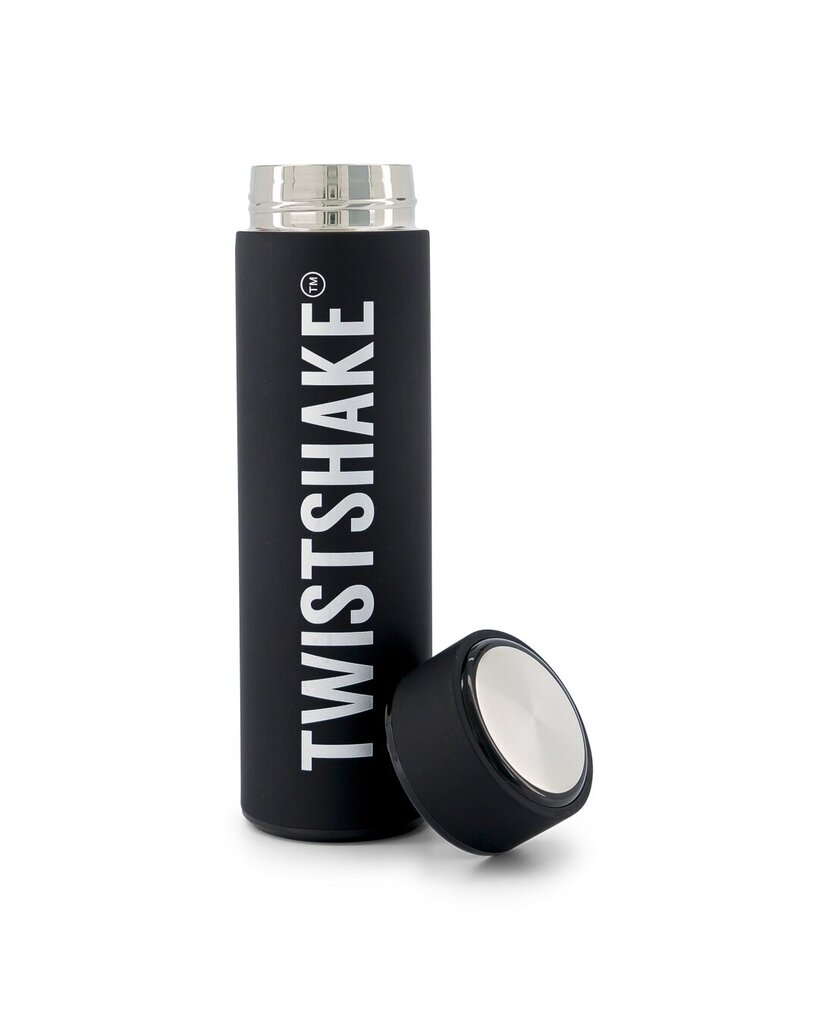 Termosas Twistshake, 420 ml, black kaina ir informacija | Termosai, termorankinės | pigu.lt