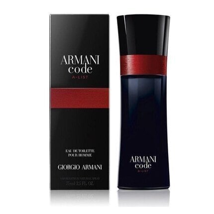 Kvapusis vanduo Giorgio Armani Armani Code A-List EDT vyrams 75 ml цена и информация | Kvepalai vyrams | pigu.lt