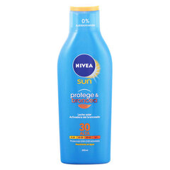 Apsauginis pienelis nuo saulės Nivea Protege & Broncea SPF 30, 200 ml kaina ir informacija | Kremai nuo saulės | pigu.lt