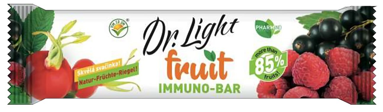 Vaisnis batonėlis Dr. Ligth Immuno-Bar, 30 g kaina ir informacija | Batonėliai | pigu.lt