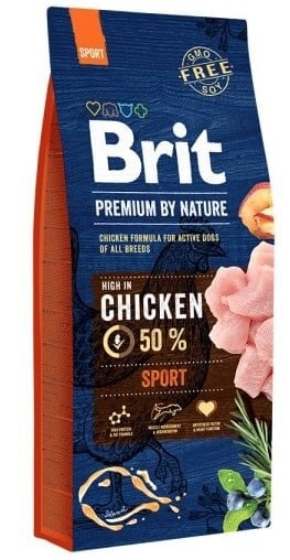 BRIT Premium By Nature Sport 15 kg kaina ir informacija | Sausas maistas šunims | pigu.lt