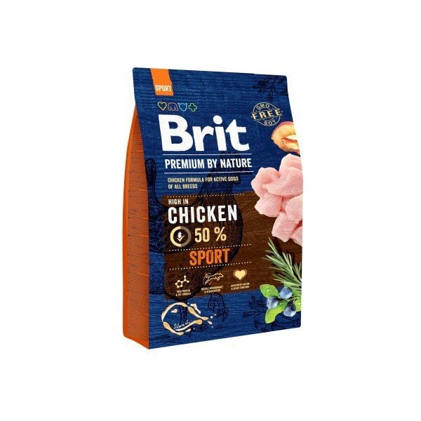 BRIT Premium By Nature Sport 15 kg kaina ir informacija | Sausas maistas šunims | pigu.lt