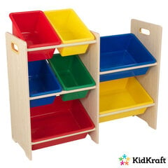 KidKraft Полка для хранения, 7 ящиков цена и информация | Детские полки | pigu.lt