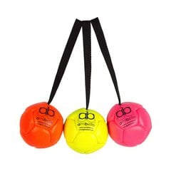 Amibelle mažas kamuolys šunims su silikoniniu užpildu, geltonas 9 cm kaina ir informacija | Žaislai šunims | pigu.lt
