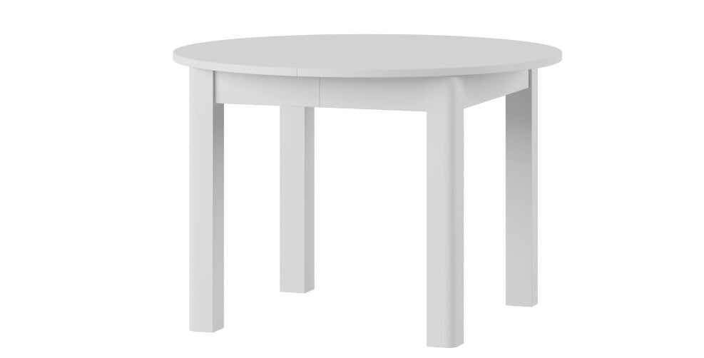Išskleidžiamas stalas Uran 1, baltas kaina ir informacija | Virtuvės ir valgomojo stalai, staliukai | pigu.lt