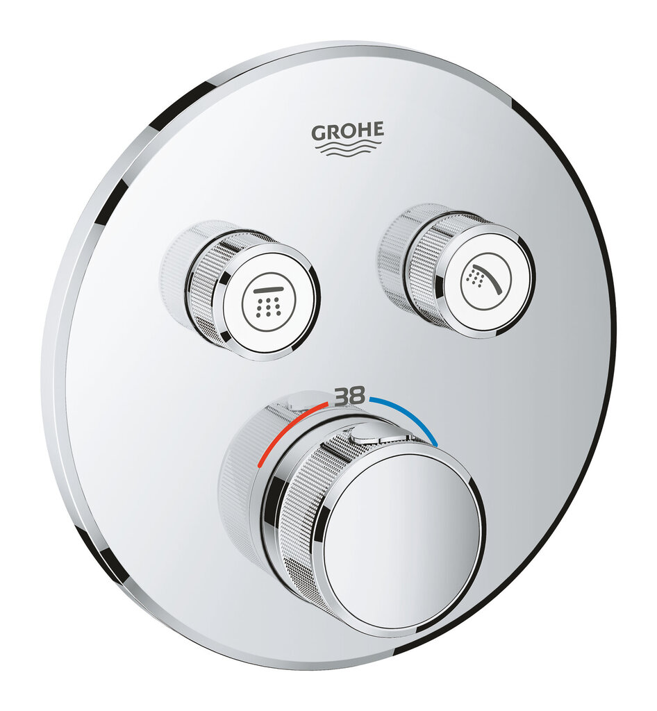 Grohe Grohtherm Smartcontrol termostatinis maišytuvas dušui ar voniai 29119000 kaina ir informacija | Vandens maišytuvai | pigu.lt