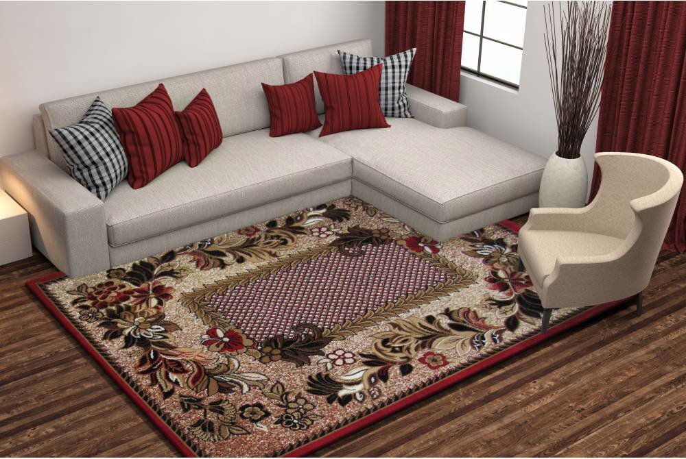 ALFA kilimas Red, 180x250 cm kaina ir informacija | Kilimai | pigu.lt