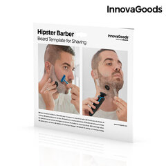 Шаблон для бритья бороды и щетины hipster barber innovagoods цена и информация | Косметика и средства для бритья | pigu.lt