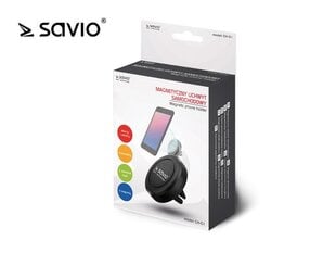 SAVIO CH-01 magnetinis laikiklis kaina ir informacija | Telefono laikikliai | pigu.lt