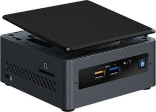 Intel NUC BOXNUC7CJYH PC UCFF Black BGA 1090 J4005 2 GHz цена и информация | Stacionarūs kompiuteriai | pigu.lt