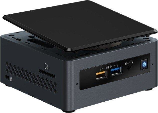 Intel NUC BOXNUC7CJYH PC UCFF Black BGA 1090 J4005 2 GHz kaina ir informacija | Stacionarūs kompiuteriai | pigu.lt