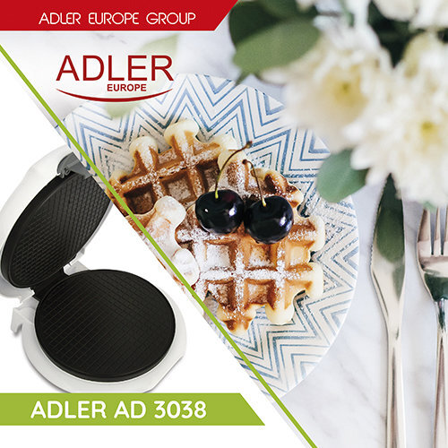 Adler AD3038 kaina ir informacija | Vaflinės, el. blynų keptuvės | pigu.lt