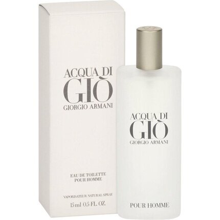 Tualetinis vanduo Giorgio Armani Acqua Di Gio Pour Homme EDT vyrams 15 ml цена и информация | Kvepalai vyrams | pigu.lt