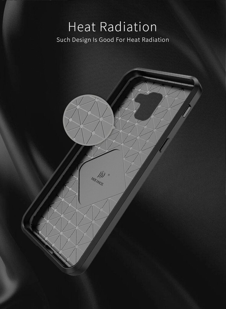 Silikoninis dėklas Dux Ducis Mojo, skirtas Samsung J400 Galaxy J4 (2018), juodos spalvos kaina ir informacija | Telefono dėklai | pigu.lt