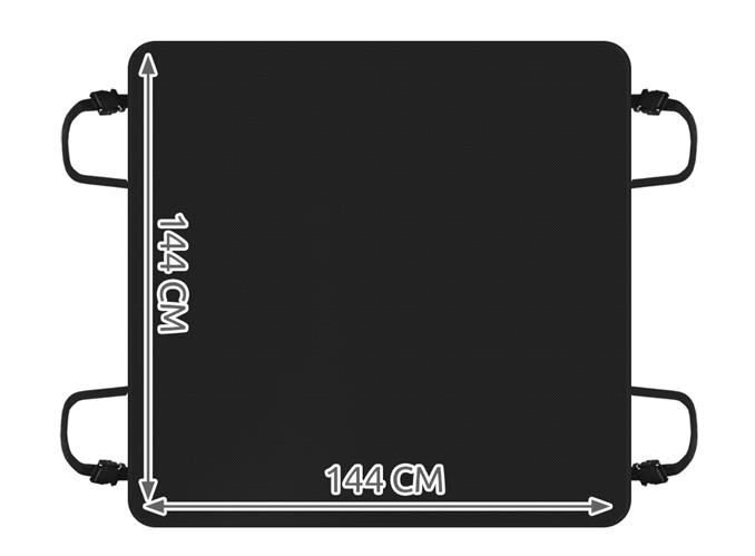 Automobilio užtiesalas apsaugantis nuo nešvarumų, 144x144 cm цена и информация | Kelioniniai reikmenys | pigu.lt