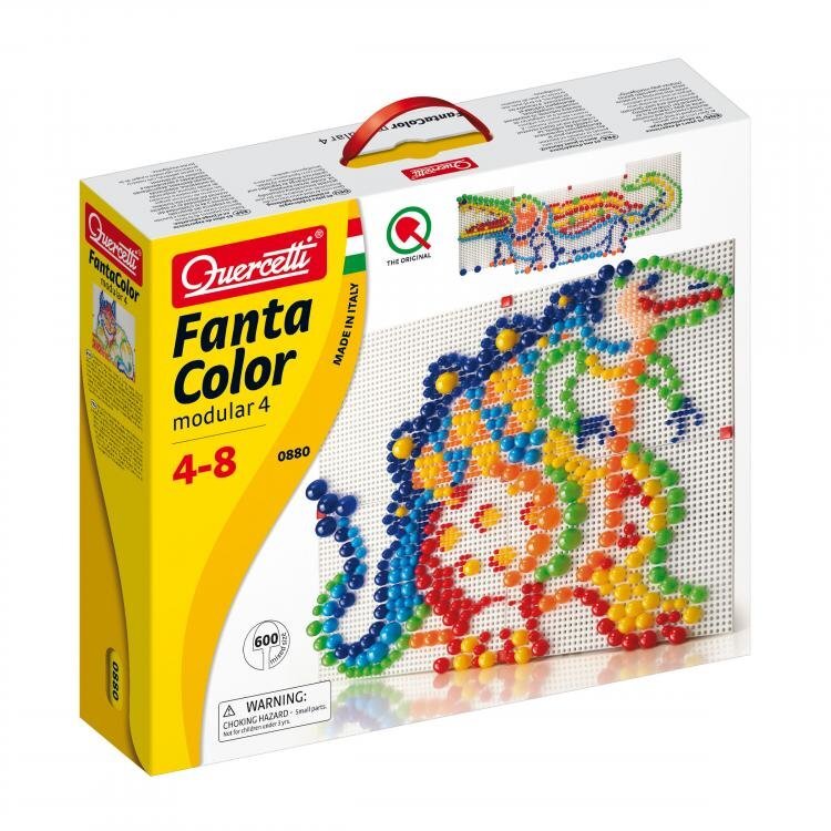 Mozaika FantaColor Modular 4 Quercetti, 0880 цена и информация | Lavinamieji žaislai | pigu.lt