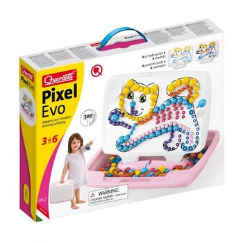 Mozaika Pixel Evo Girl Large Quercetti, 0917 kaina ir informacija | Lavinamieji žaislai | pigu.lt
