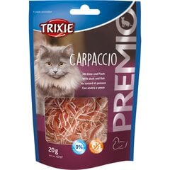 Trixie Premio Carpaccio katėms su antimi ir žuvimi, 20g x 6 vnt. цена и информация | Лакомства для кошек | pigu.lt