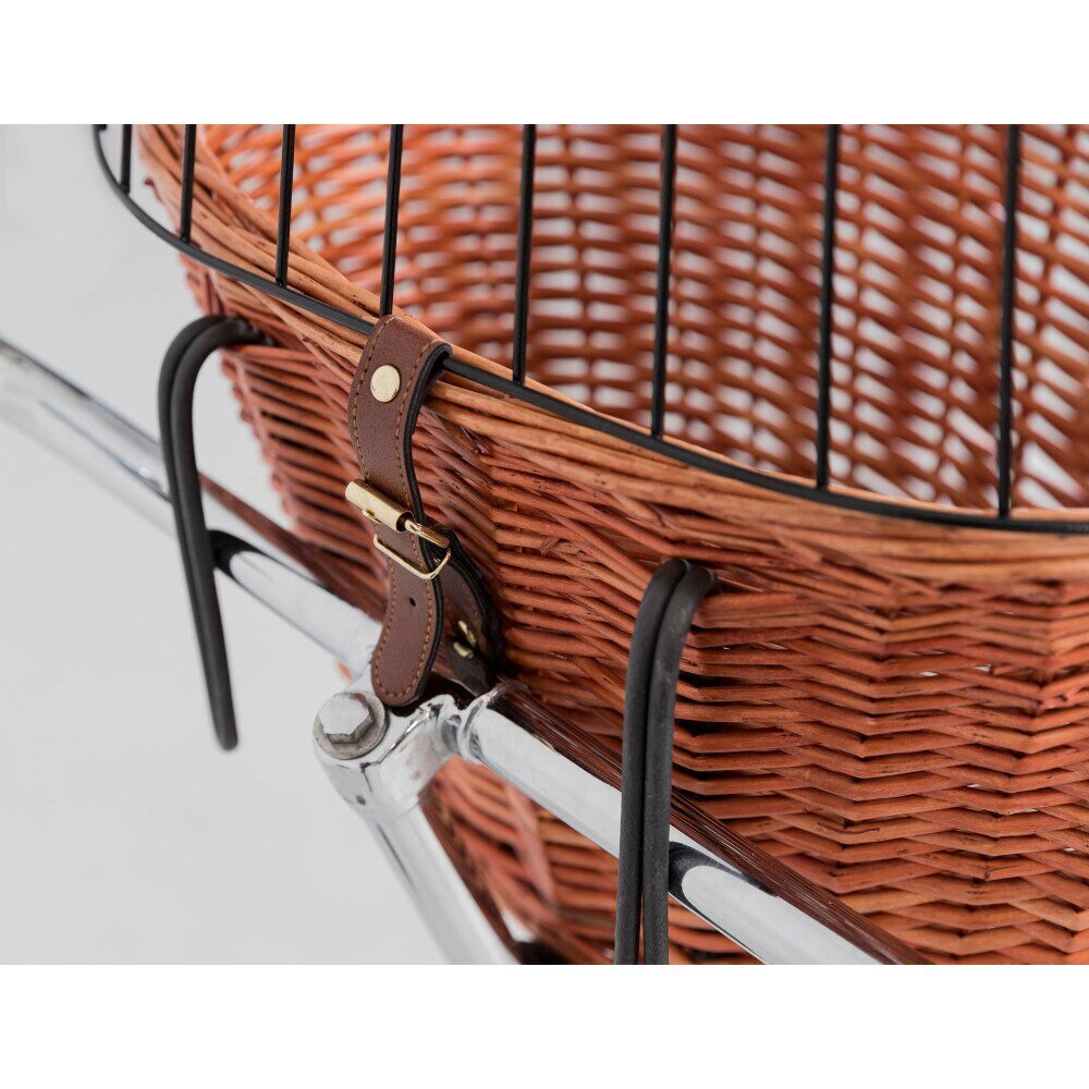 Trixie krepšys gyvūnų pervežimui dviračiu, juodos/rudos spalvos kaina ir informacija | Transportavimo narvai, krepšiai | pigu.lt