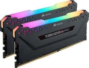 Corsair Vengeance RGB PRO DDR4, 2x8GB, 3000MHz, CL15 (CMW16GX4M2C3000C15) kaina ir informacija | Operatyvioji atmintis (RAM) | pigu.lt