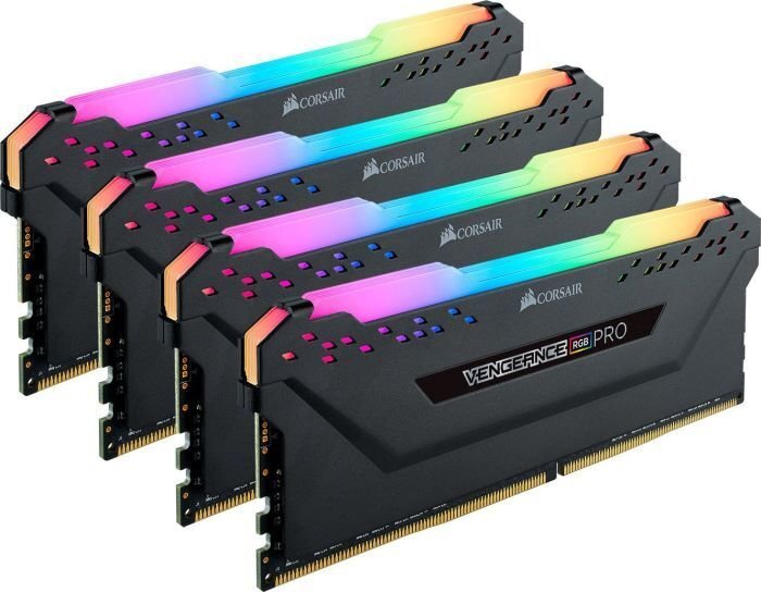 Corsair Vengeance RGB Pro DDR4, 4x8GB, 3000MHz, CL15 (CMW32GX4M4C3000C15) kaina ir informacija | Operatyvioji atmintis (RAM) | pigu.lt