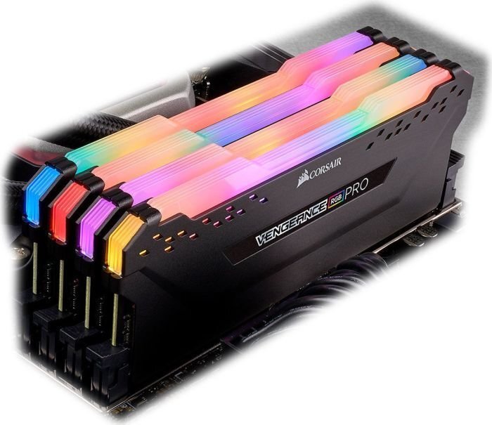 Corsair Vengeance RGB Pro DDR4, 4x8GB, 3000MHz, CL15 (CMW32GX4M4C3000C15) kaina ir informacija | Operatyvioji atmintis (RAM) | pigu.lt