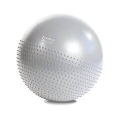 Gimnastikos kamuolys su pompa HMS YB03, 65 cm, pilka kaina ir informacija | Gimnastikos kamuoliai | pigu.lt