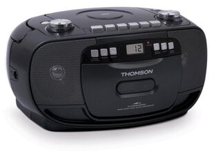 Радиокассетный проигрыватель Thomson RK200CD, портативный CD/кассетный проигрыватель с FM/AM-радио цена и информация | Радиоприемники и будильники | pigu.lt