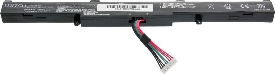 Mitsu BC/AS-X550E kaina ir informacija | Akumuliatoriai nešiojamiems kompiuteriams | pigu.lt