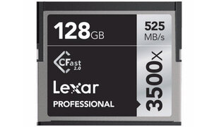 Карта памяти Lexar CFast 128GB Pro 3500X VPG-130 R525/W445 цена и информация | Карты памяти для фотоаппаратов, камер | pigu.lt