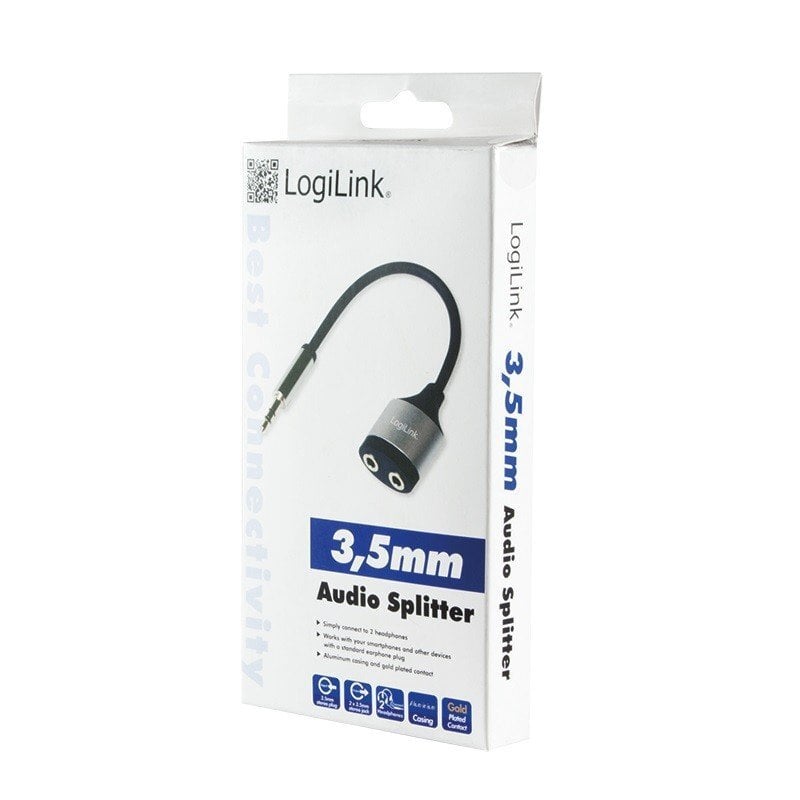 LogiLink Aux lizdo garso adapteris CA1100 kaina ir informacija | Adapteriai, USB šakotuvai | pigu.lt
