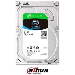 Seagate, HDD, SkyHawk, 3TB, SATA 3.0, 256 MB, 5400 rpm, Discs/Heads 2/4, ST3000VX009 kaina ir informacija | Seagate Kompiuterinė technika | pigu.lt