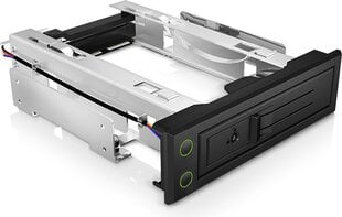 IcyBox IB-166SSK-B 3,5-дюймовый жесткий диск SATA/SAS цена и информация | Аксессуары для корпусов | pigu.lt