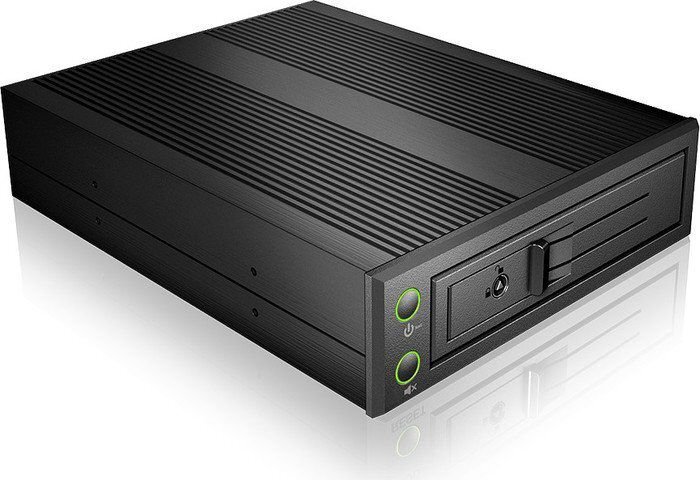 IcyBox IIB-176SSK-B 3.5 "SATA, SAS HDD kaina ir informacija | Korpusų priedai | pigu.lt