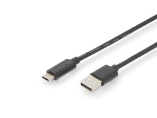 Assmann AK-300148-030-S, USB-C/USB-A,. 3 m kaina ir informacija | Kabeliai ir laidai | pigu.lt