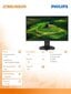 Philips 221B8LHEB/00 kaina ir informacija | Monitoriai | pigu.lt