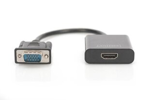 Digitus, HDMI/USB-A/D-Sub, 15 cm kaina ir informacija | Adapteriai, USB šakotuvai | pigu.lt